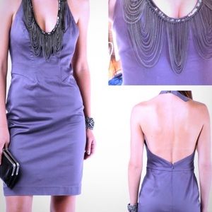 NWT Halo halter dress